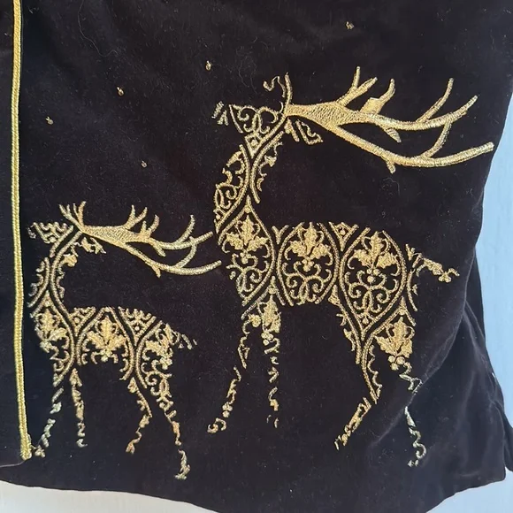 Black Velvet Christmas Vest | Karen Scott - Picture 3 of 5